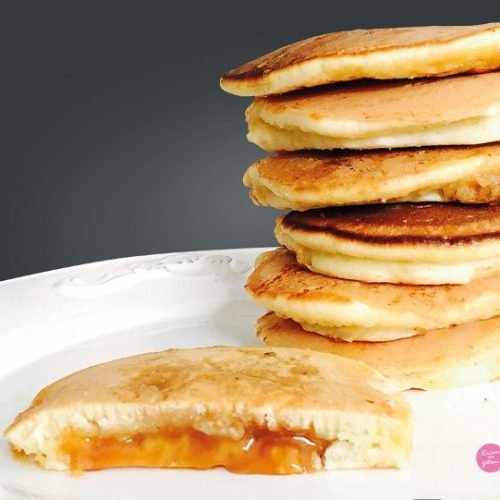 pancakes fourrés caramel beurre salé