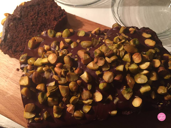 cake chocolat pistache noisette