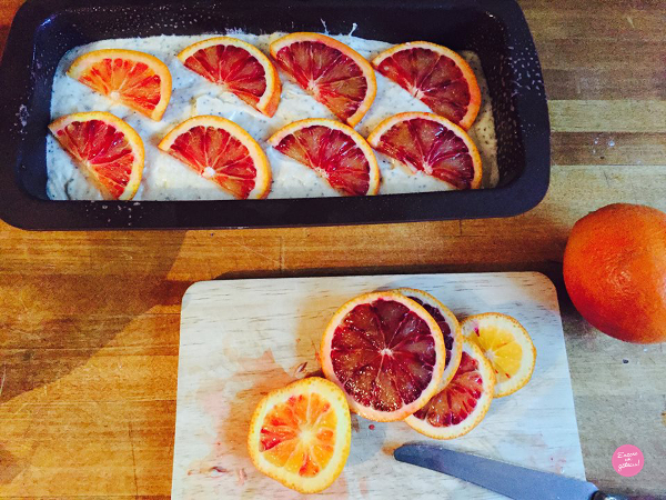 cake orange pavot avant cuisson