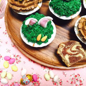zebra cupcakes paques