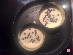 pancakes myrtilles cuisson