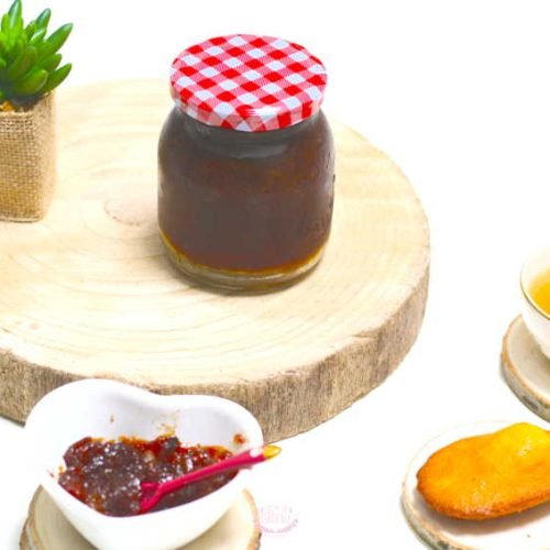 confiture pêches verveine