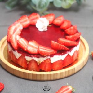 cheesecake coco fraises sans cuisson