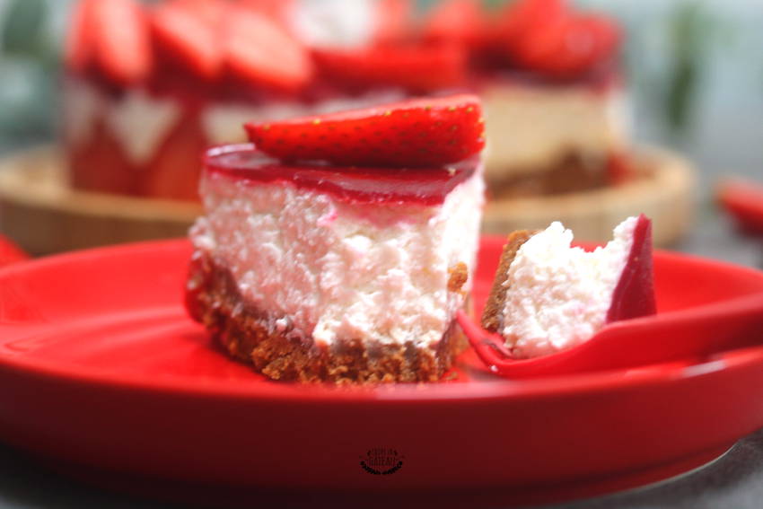 cheesecake coco fraises facile et rapide