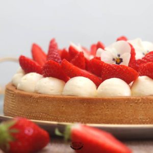 recette facile de la tarte aux fraises crème diplomate