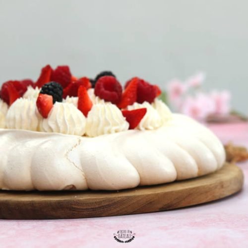faire une pavlova aux fruits rouges