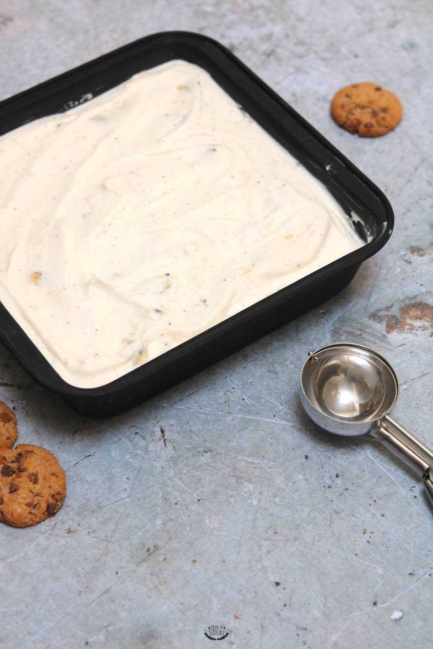 recette facile glace cookie dough
