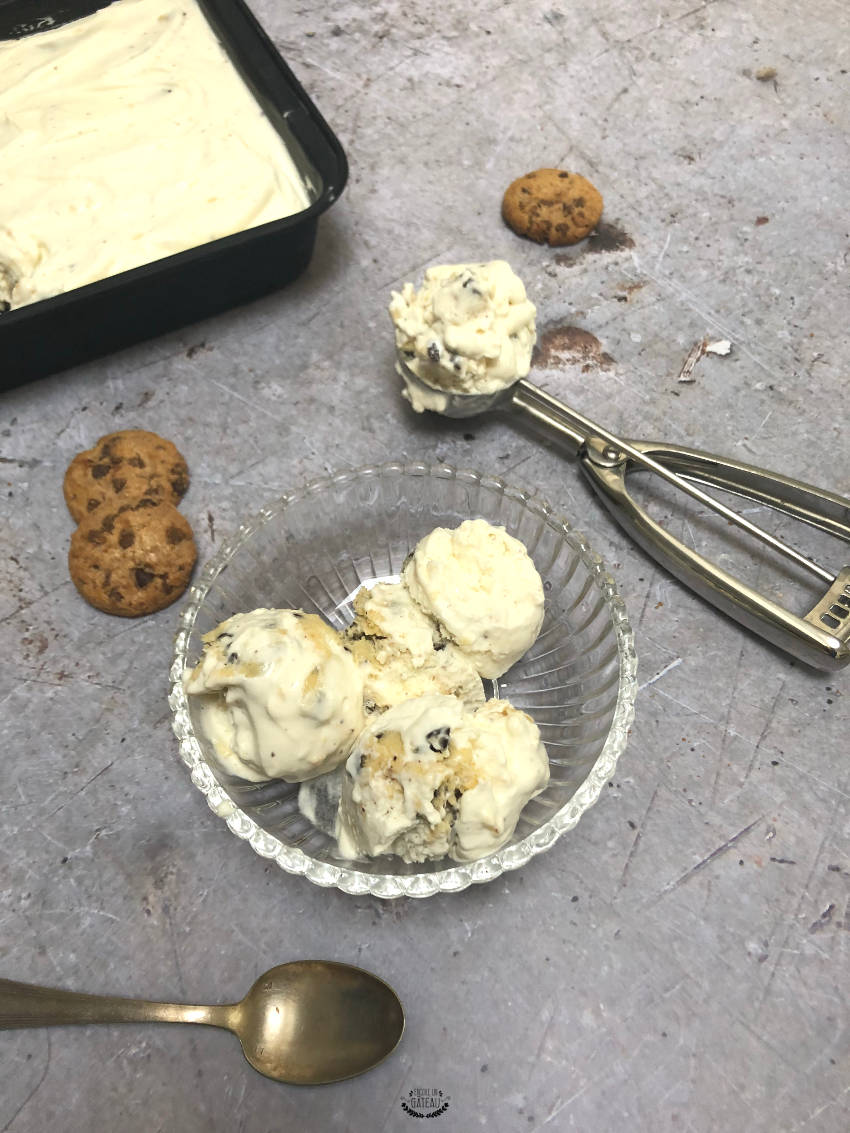 glace cookie dough sans oeufs