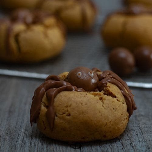 biscuits araignées halloween