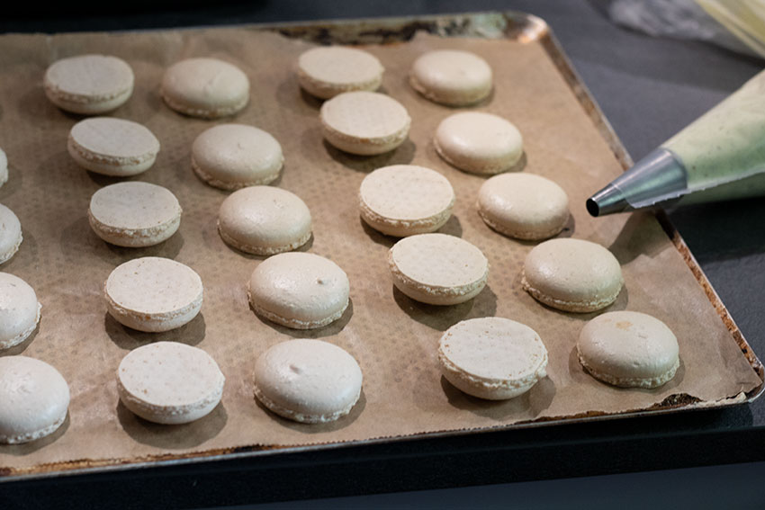 cuisson macarons vanille