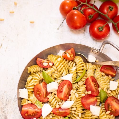 salade de pâtes au pesto
