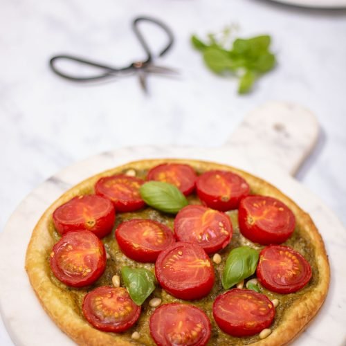 tarte tomate pesto