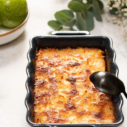 recette gâteau madeleine aux pommes