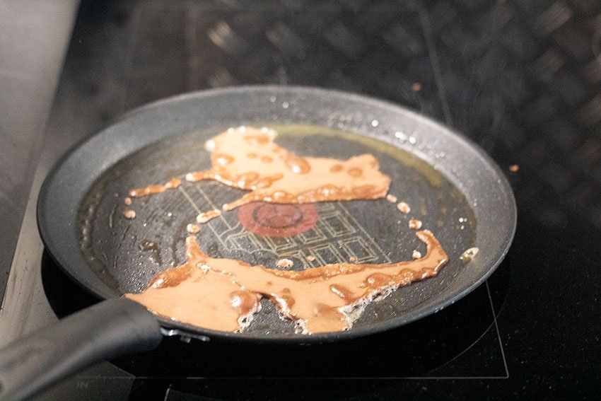 chocolate marmolado panqueques