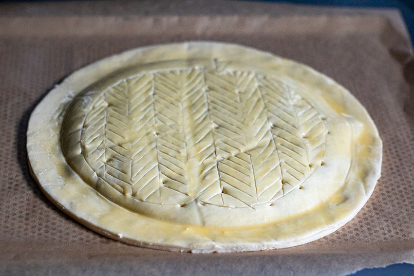 Galette des rois à la pomme - Pâte feuilletée et compote