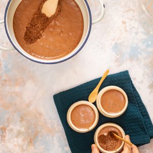 mousse au chocolat lait de coco yann couvreur