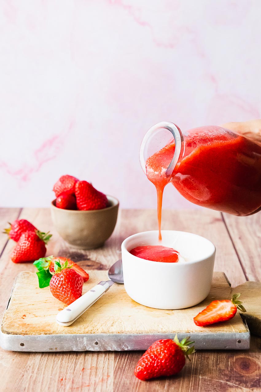 recette coulis de fraise