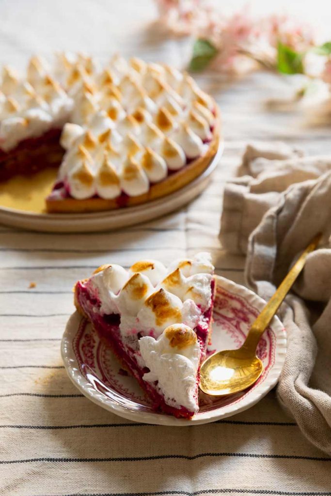 Tarte Au Framboise Meringuée