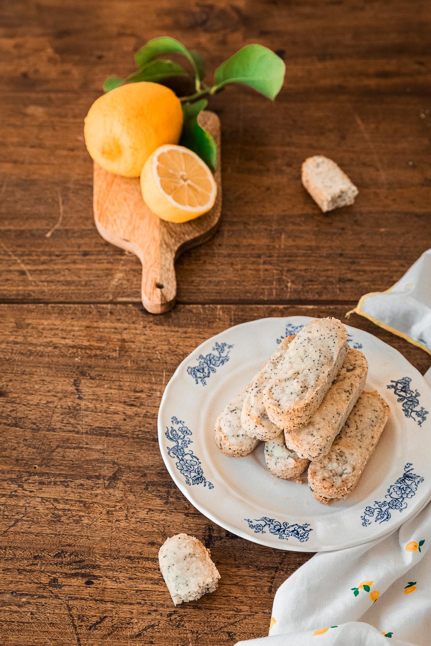 recette shortbreads citron pavot