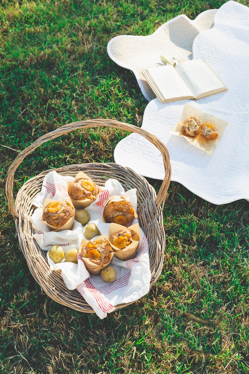 muffins aux reines claudes ultra moelleux et sans gluten. une recette facile et fruitée