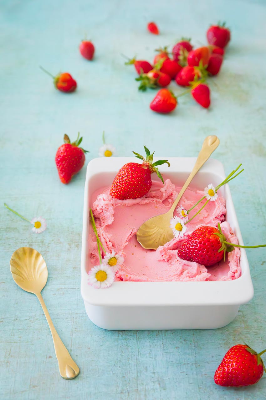 crème glacée fraise recette felder