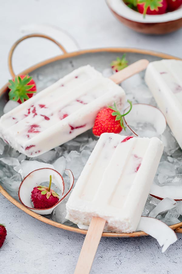 esquimaux yaourt glacé coco fraise