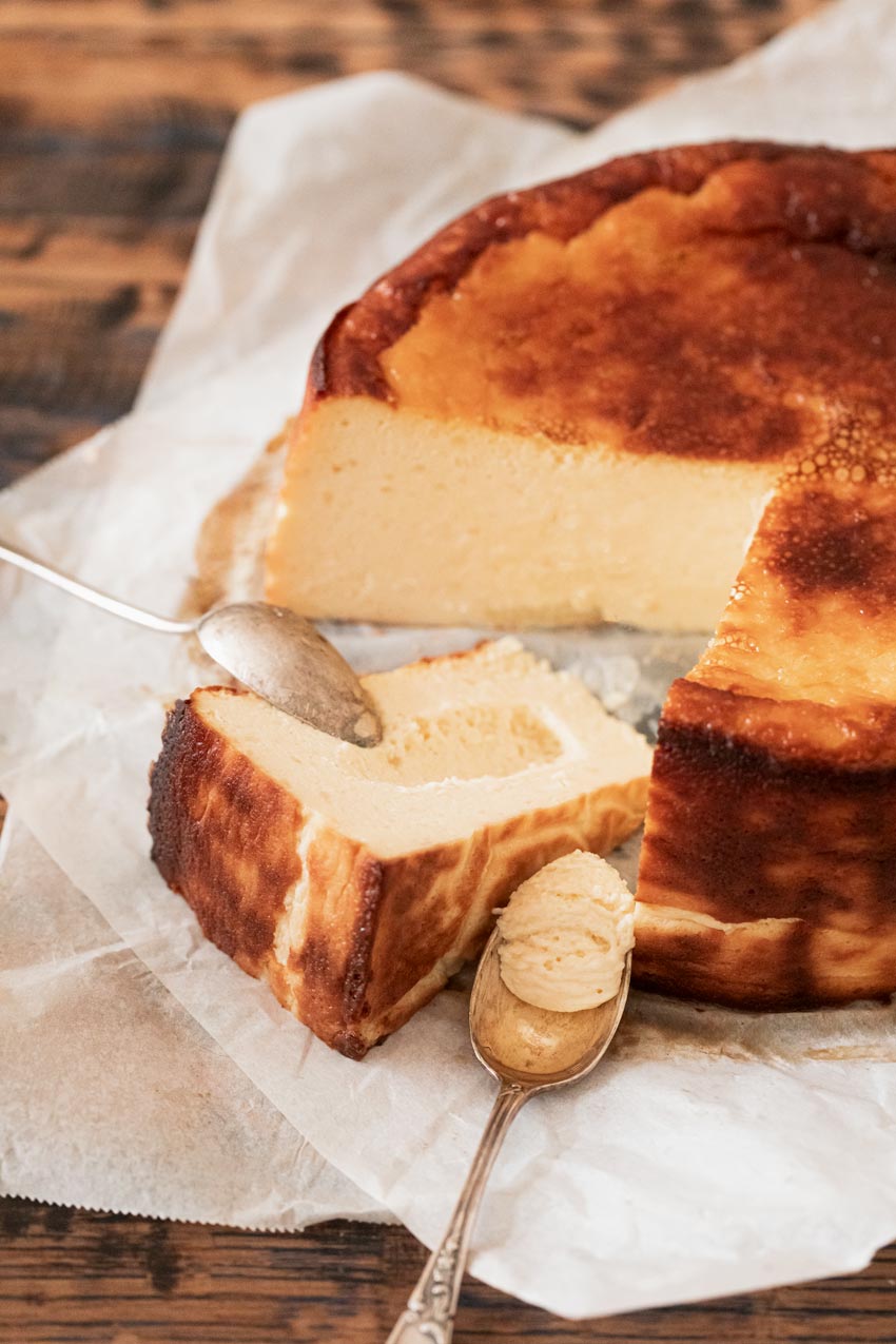 cheesecake basque facile