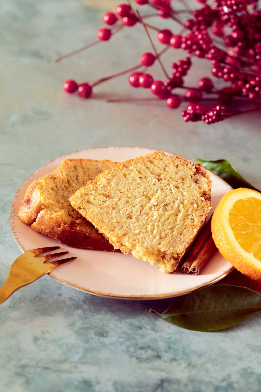 cake orange cannelle recette