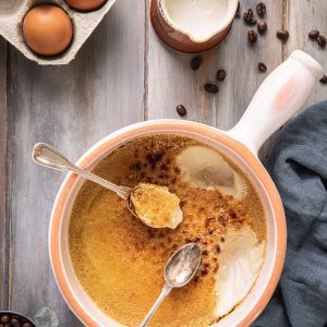 crème brûlée café recette